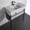 Modern Console Sink, Marble Style Sink, 32